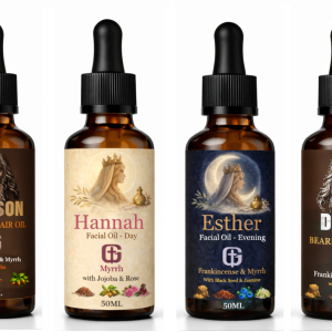 David – Beard & Hair Oil (Frankincense & Myrrh with Black Seed) - Image 3