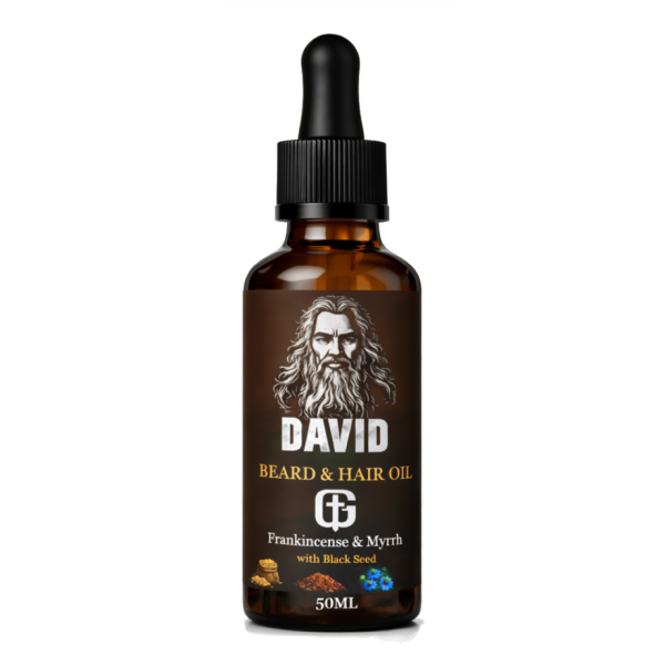David – Beard & Hair Oil (Frankincense & Myrrh with Black Seed)