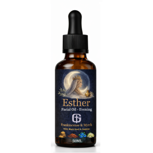 Esther – Evening Facial Oil (Frankincense & Myrrh with Black Seed  & Jasmine) - Image 4