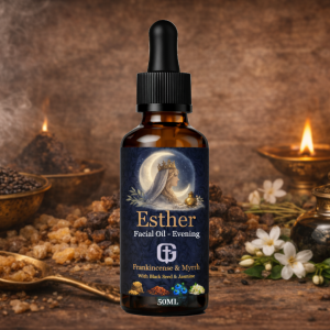 Esther – Evening Facial Oil (Frankincense & Myrrh with Black Seed  & Jasmine) - Image 2