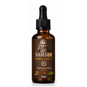 Samson – Berd & Hair Oil (Frankincense & Myrrh with Jojoba) - Image 4