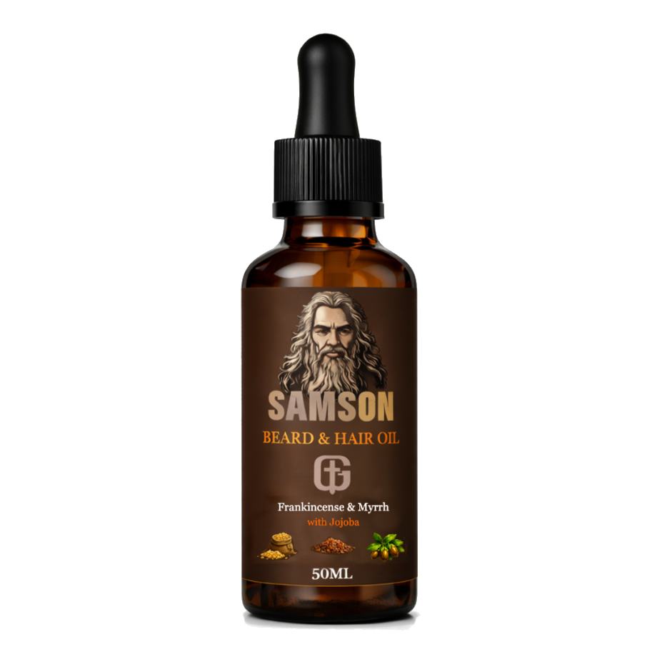 Samson – Berd & Hair Oil (Frankincense & Myrrh with Jojoba) - Image 1