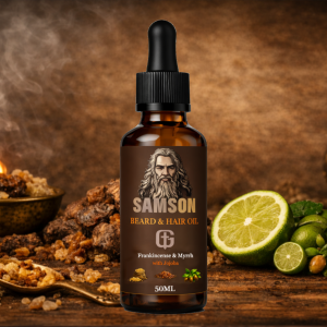 Samson – Berd & Hair Oil (Frankincense & Myrrh with Jojoba) - Image 2